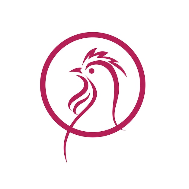 Rooster logo images illustration design