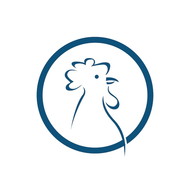 Петух логотип изображения иллюстрации дизайн