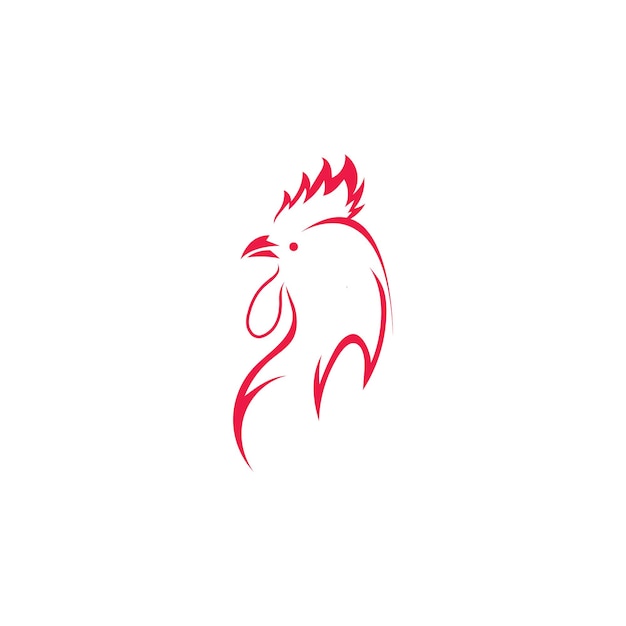 Rooster logo images illustration design