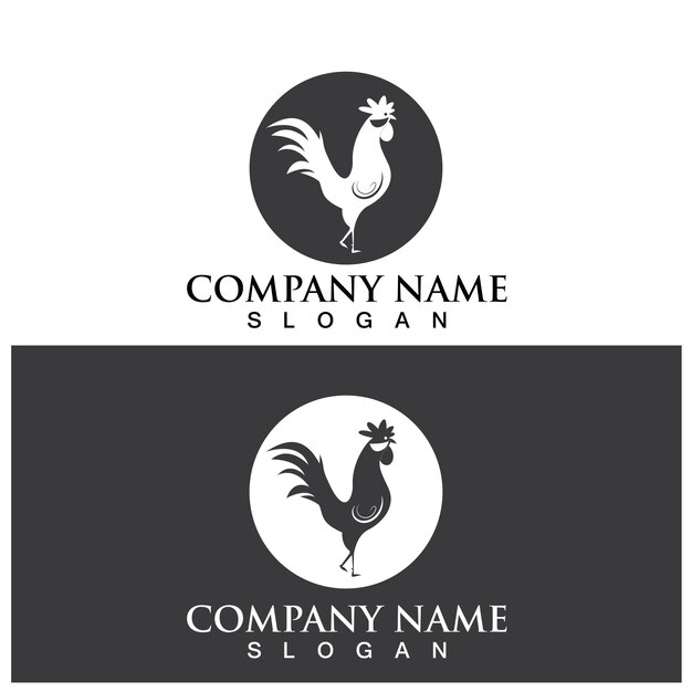 Rooster Logo Template