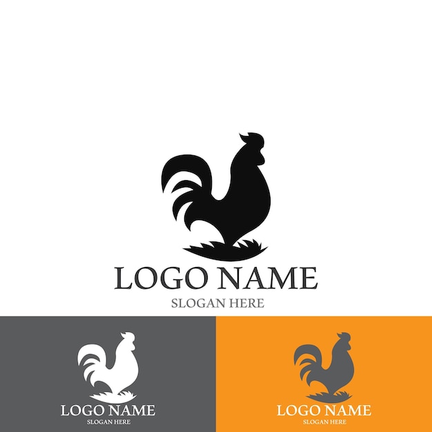 Premium Vector | Rooster logo template