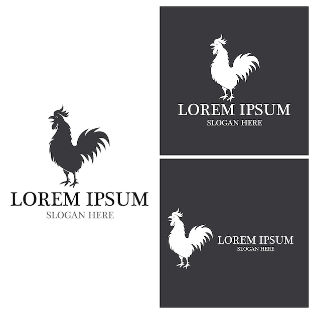 Rooster Logo Template