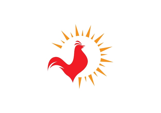 Rooster logo vector