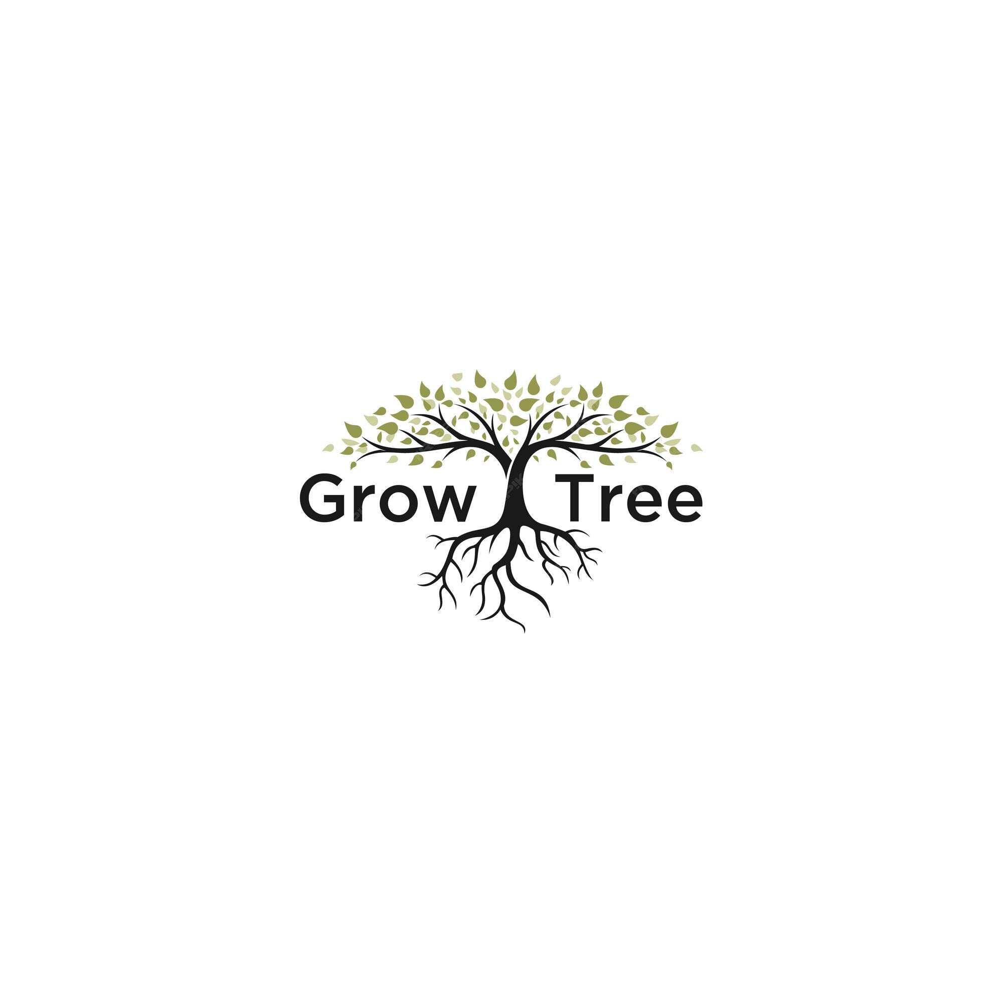 Premium Vector | Root of the tree logo illustration. vector silhouette ...