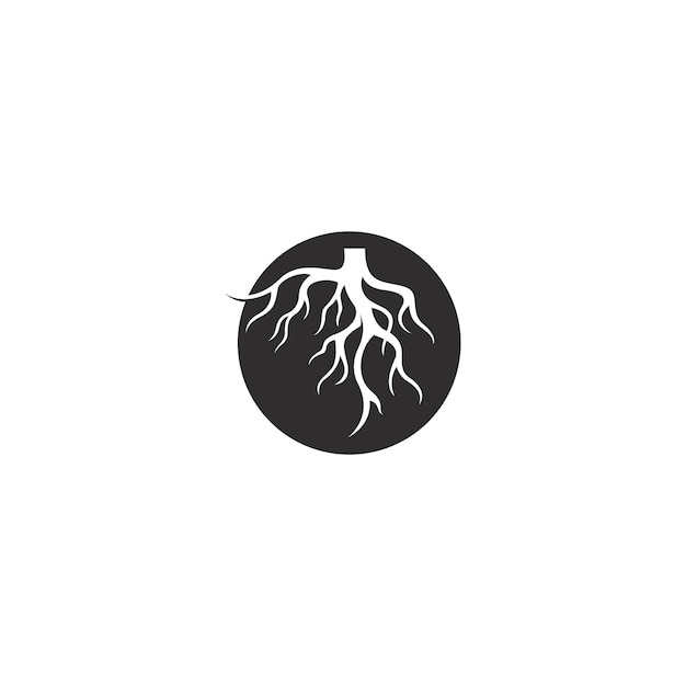 Root vector illustration template design