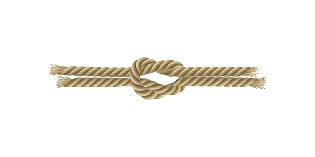 rope knot vector illustration nautical camping and climbing knot designs for outdoor