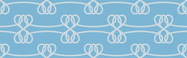 Vector rope seamless pattern great for wallpaper and textile