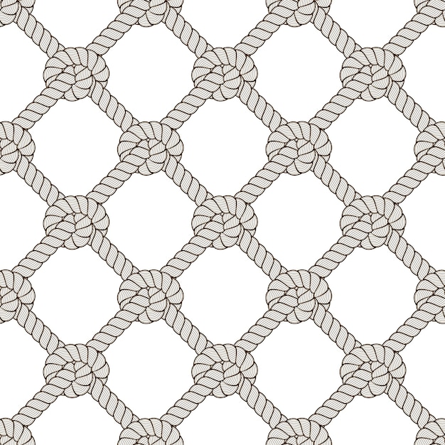 Premium Vector  Rope seamless pattern, trendy vector wallpaper