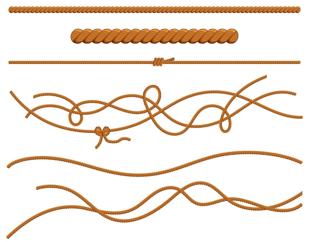 Vector ropes and knots