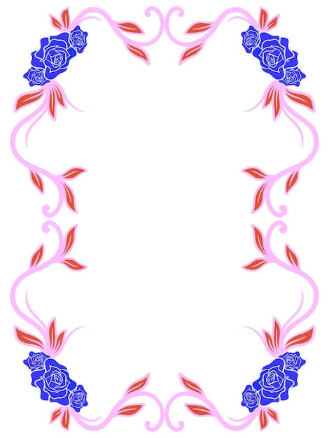 Rose Flower Frame