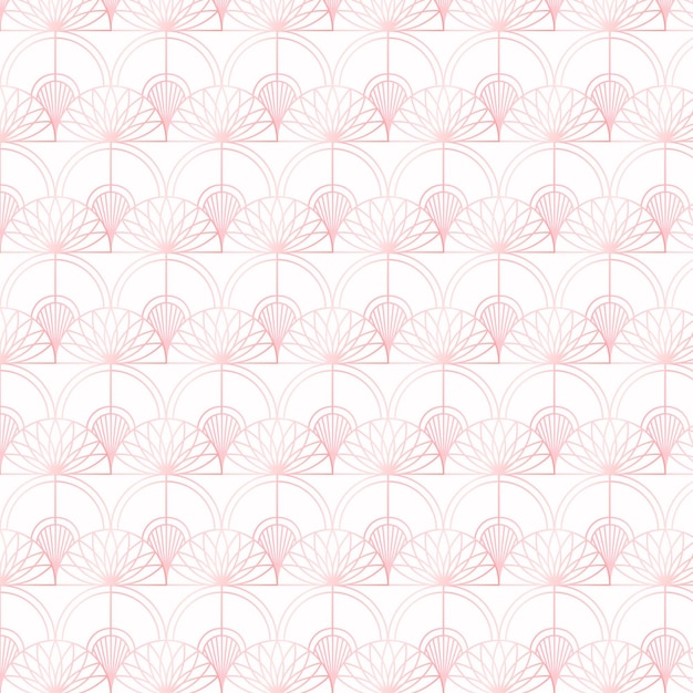 Rose gold pattern on white background