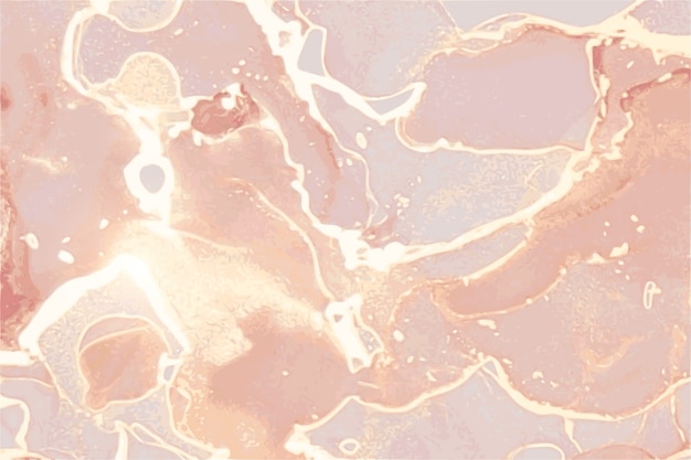 rose, and gold stone texture of marble. alcohol ink oriental technique.