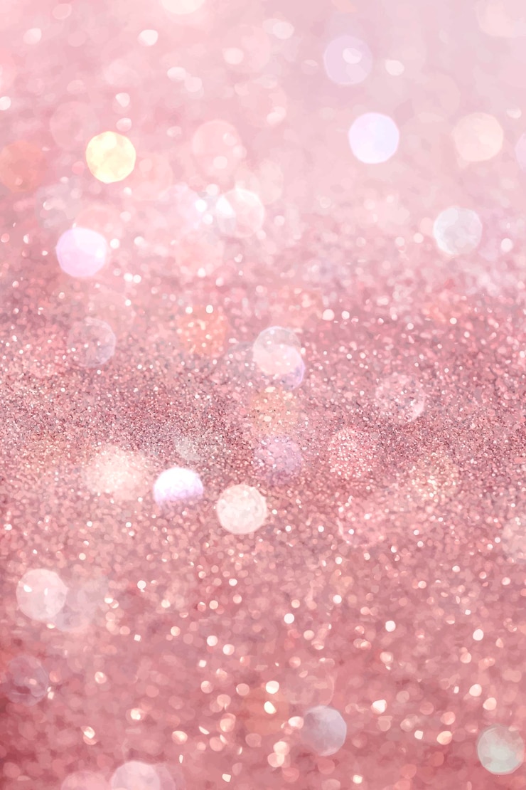 Vector rose goud glitter bokeh achtergrond vector