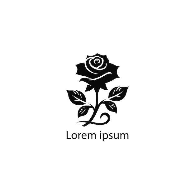 a rose logo design for your brand