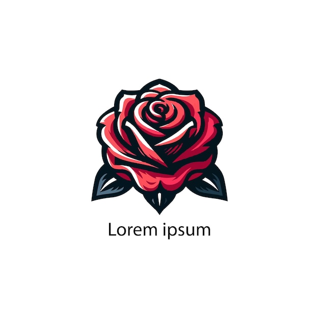 a rose logo design for your brand