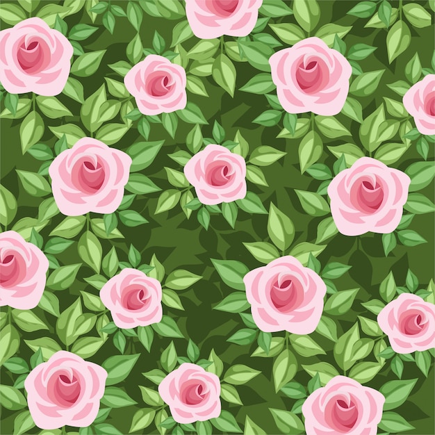 rose pattern background