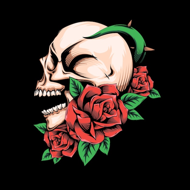 Rose skull concept design