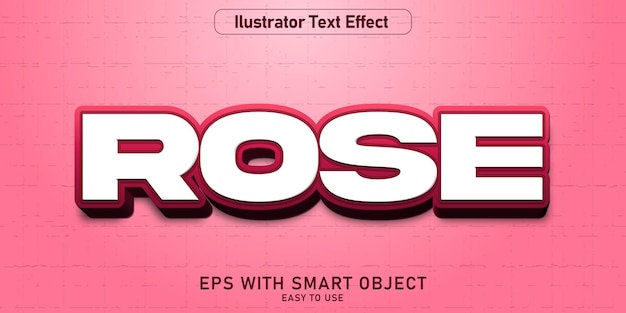 Rose Text Effect