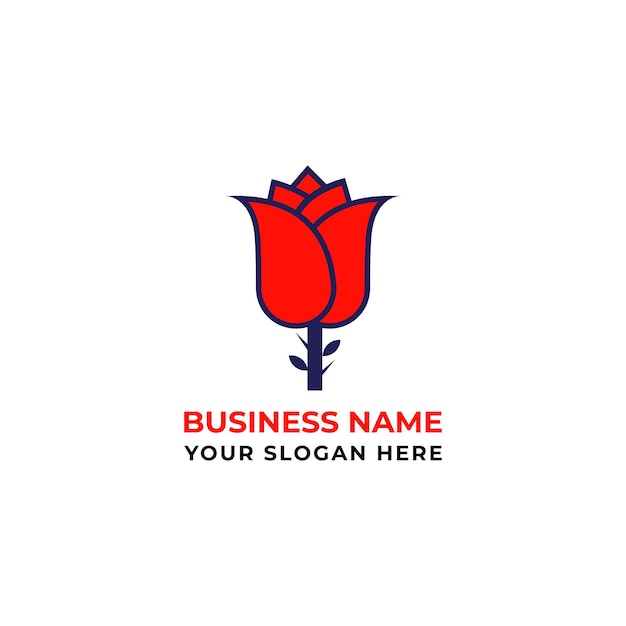 rose vector. rose logo design. flower logo design