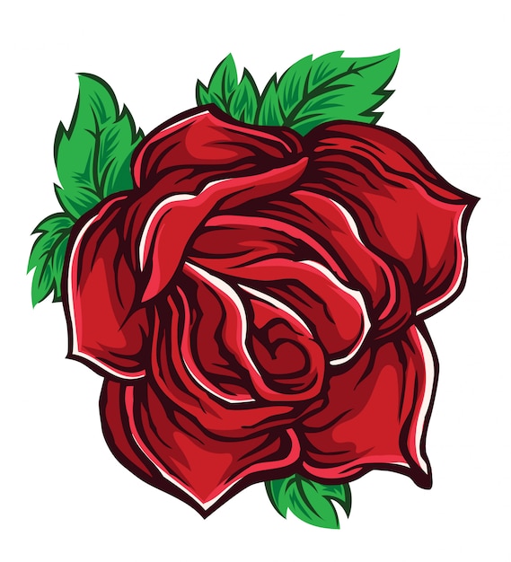 Rose vector tekening