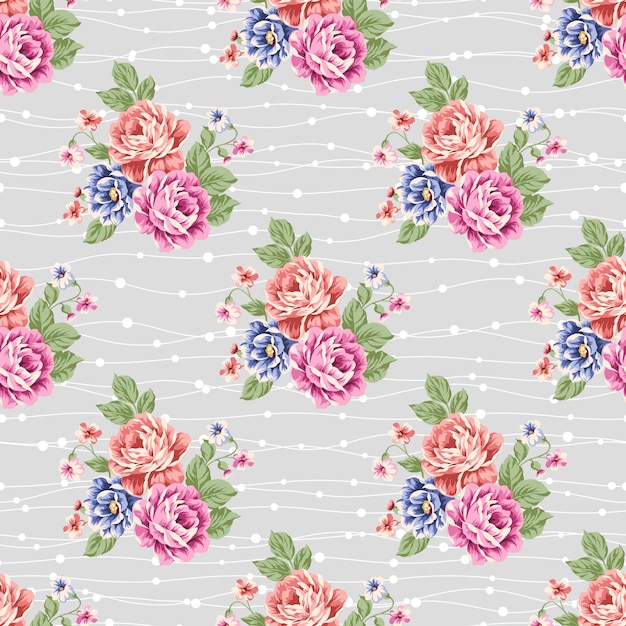 ROSES SEAMLESS PATTERN 02