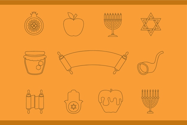 Vector roshhashanah