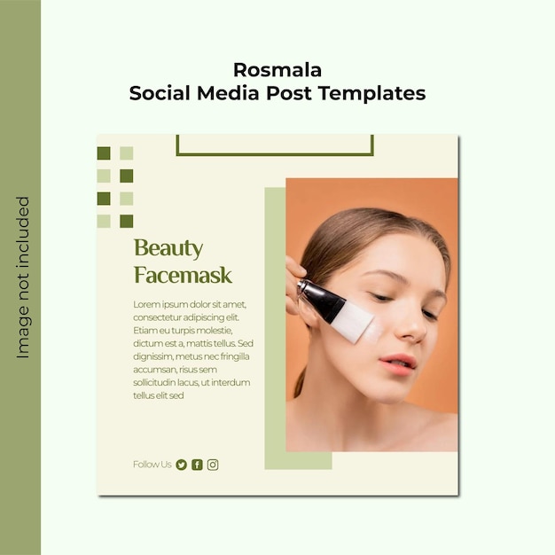 rosmala social media post templates