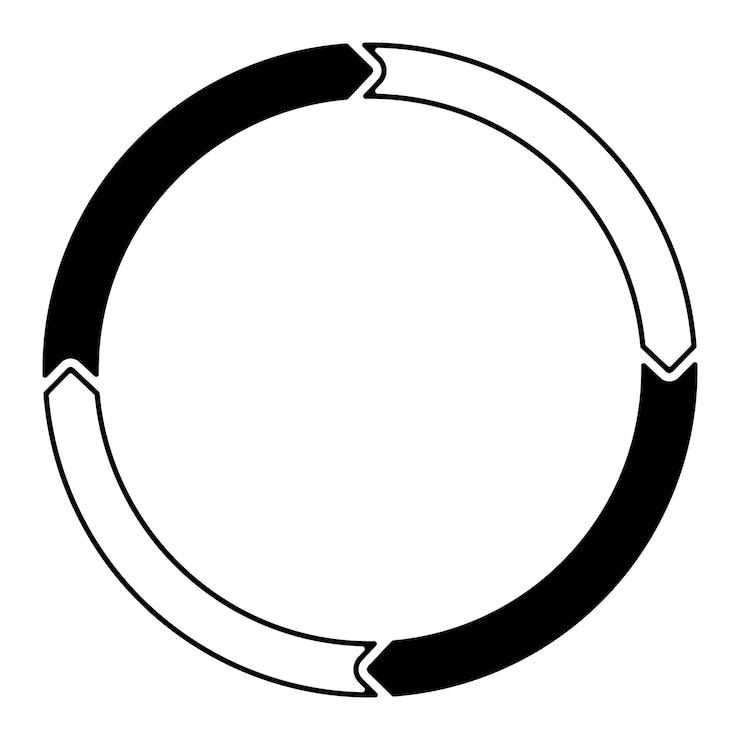 Vector rotating arrow icon symbol vector illustration