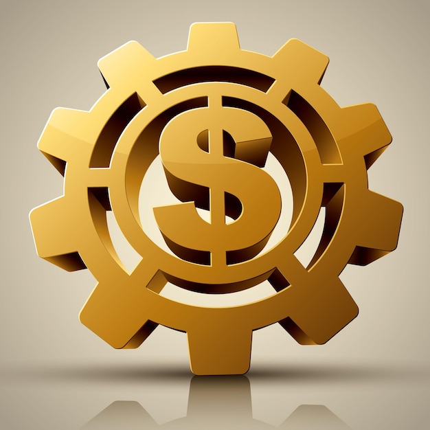 Rotation Mark Gold Dollar