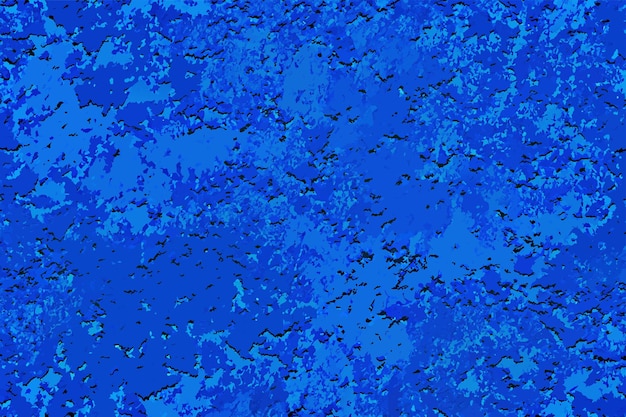 Vettore texture di pareti in gesso di cemento blu grezzo