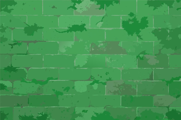 Vector rough green wall texture