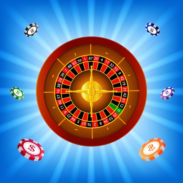 Roulette casino illustration