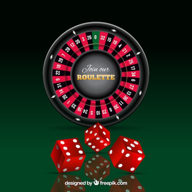 Roulette e dadi rossi