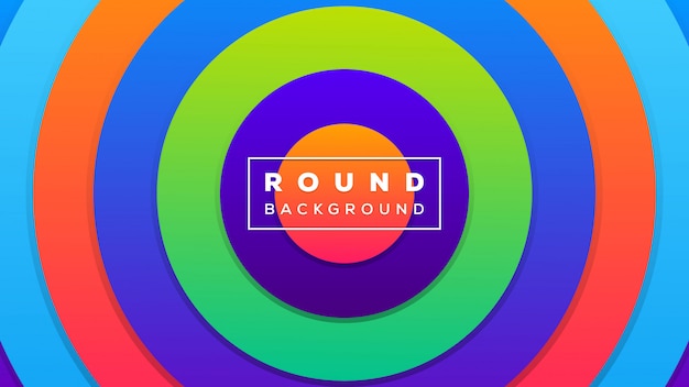 Round abstract background