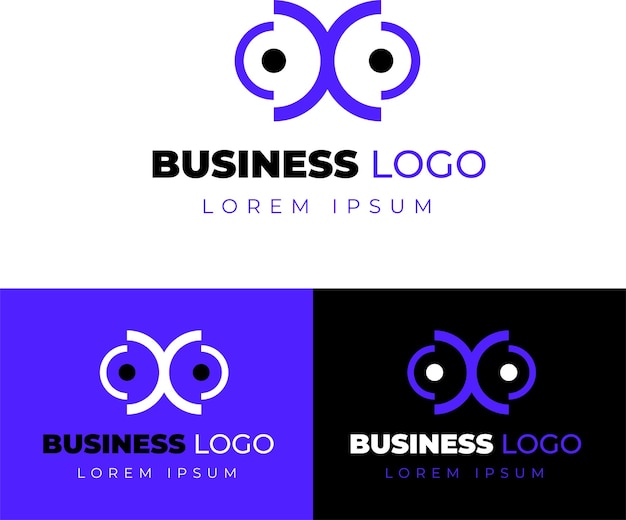 Vector round business logo