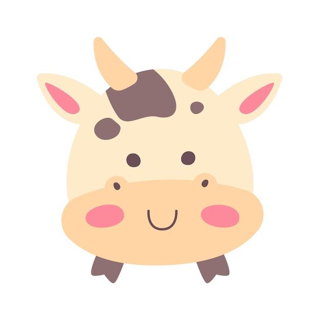 Round Chubby Cow