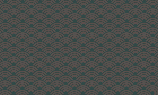 Round curve cross scale in seamless pattern. Pattern for textile.