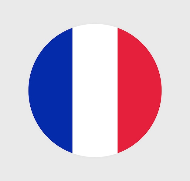 フランスの丸い旗