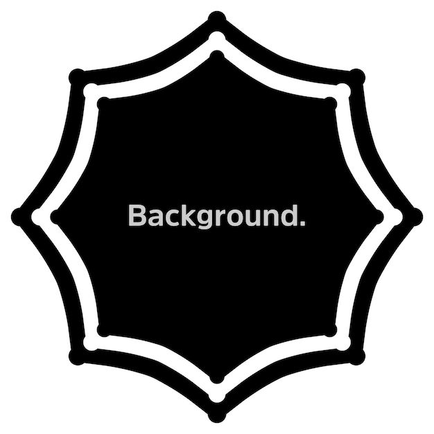 Round frame simple template background