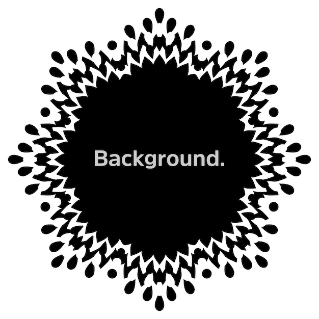 Round frame simple template background