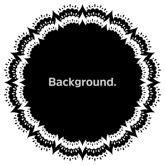 Round frame simple template background