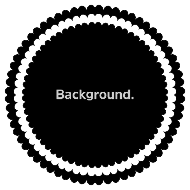 Round frame simple template background