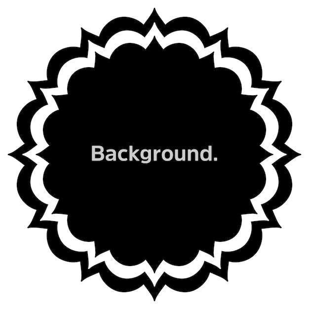 Round frame simple template background