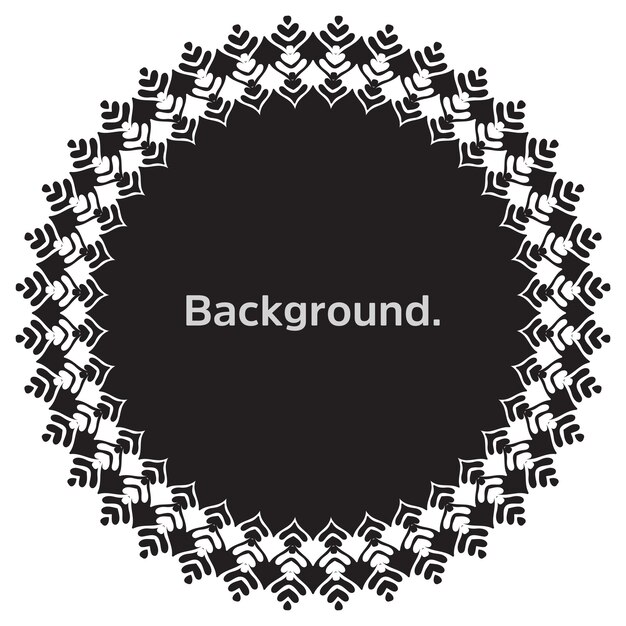 Round frame simple template background