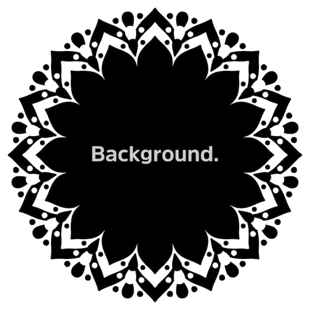 Round frame simple template background