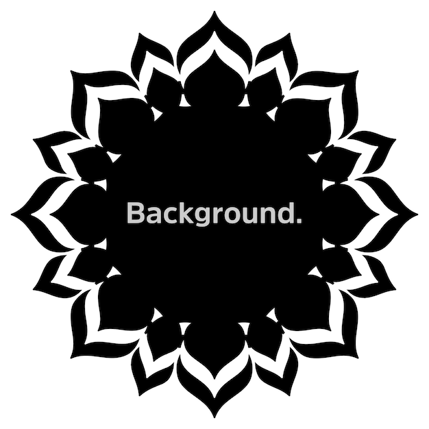 Round frame simple template background