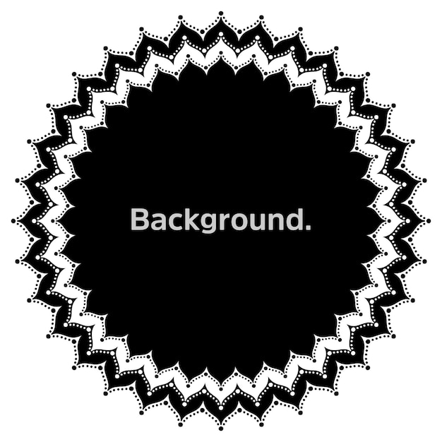 Round frame simple template background