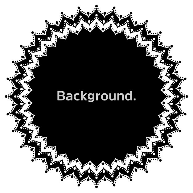 Round frame simple template background