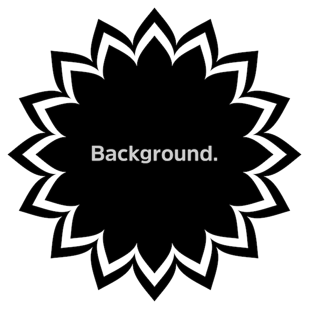 Round frame simple template background