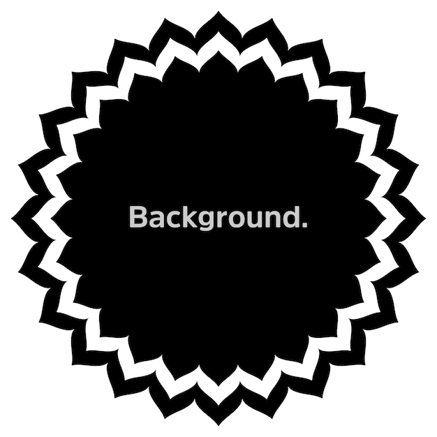 Round frame simple template background